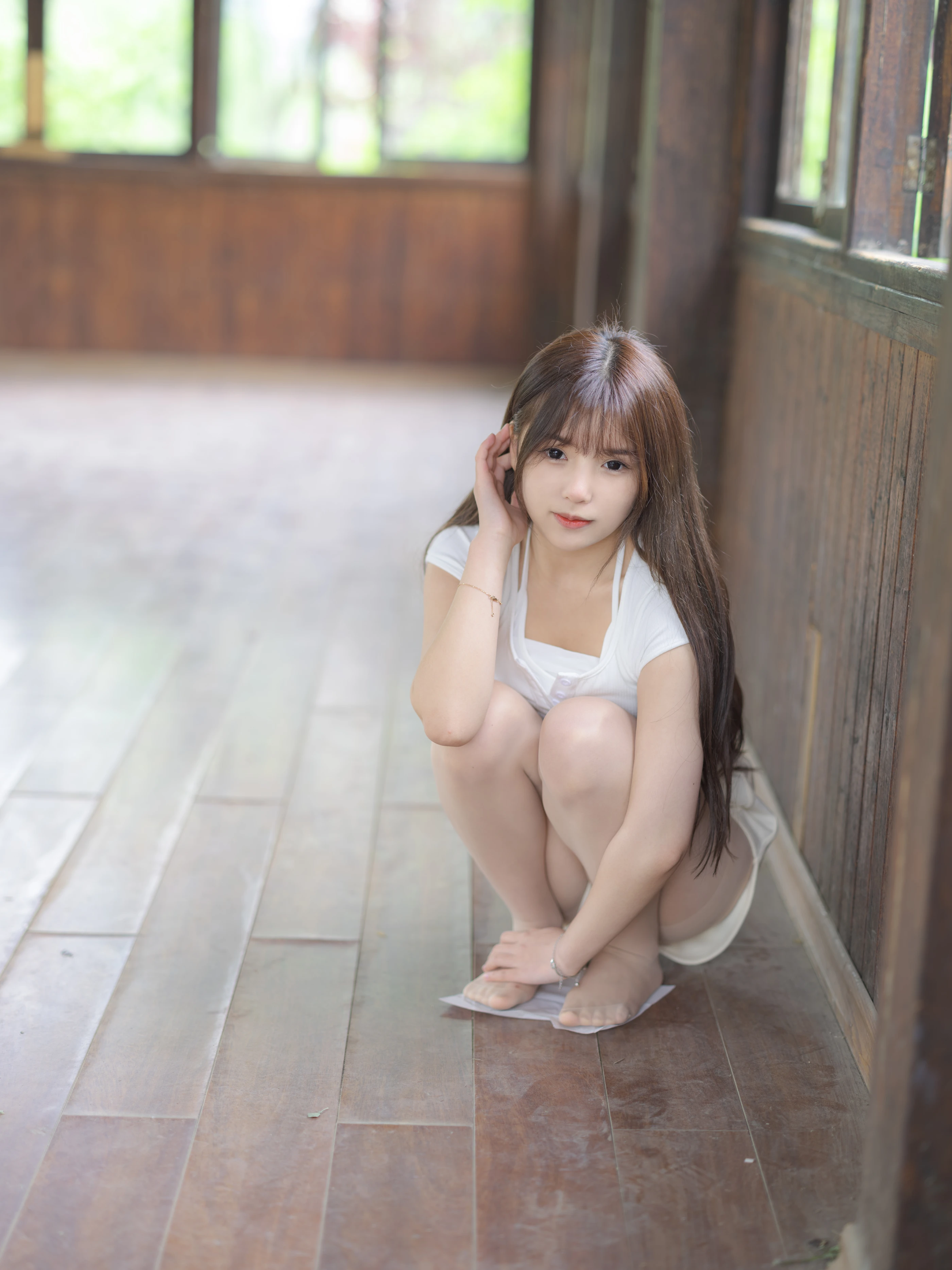 森萝财团 晴涩001 乃晴 肉丝 15D 超薄 [109P 1V]插图